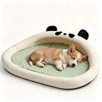 Foldable Square Pet Bed for Cats & Dogs – OEM Washable Foam Pet Cushion – Private Label Pet Bed Supplier